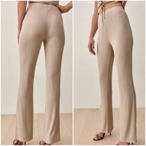 Reformation Whitney Ribbed Pants - Picture 1 of 6